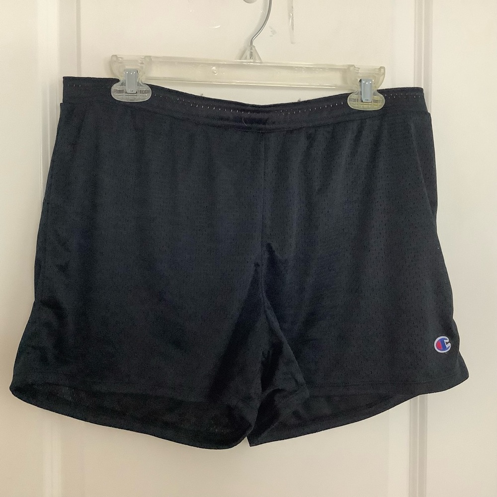 NWOT Champion Men's Mesh Shorts, Size L, Black color - Picture 2 of 13
